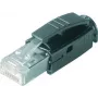Telegärtner STX ficha RJ45 Cat.5e 8P8C ficha de crimpagem, transparente, 1 unid. J80026A0001