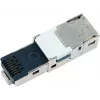 Telegärtner STX V1 Módulo de ficha RJ45 Cat.6, reto, 8P8C, blindado, IDC sem ferramentas, J80026A0004