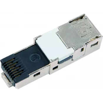 Telegärtner STX V1 Módulo de ficha RJ45 Cat.6, reto, 8P8C, blindado, IDC sem ferramentas, J80026A0004