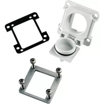Telegärtner STX V6 Variante de flange 6 Cinzento claro J00029A0040