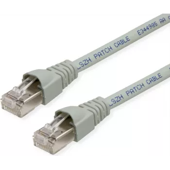 TELEGÄRTNER TEGA L00003A0062 Cabo de rede Cat.6A IEC MP8 FS 500 LSZH, 3,5 m, cinzento