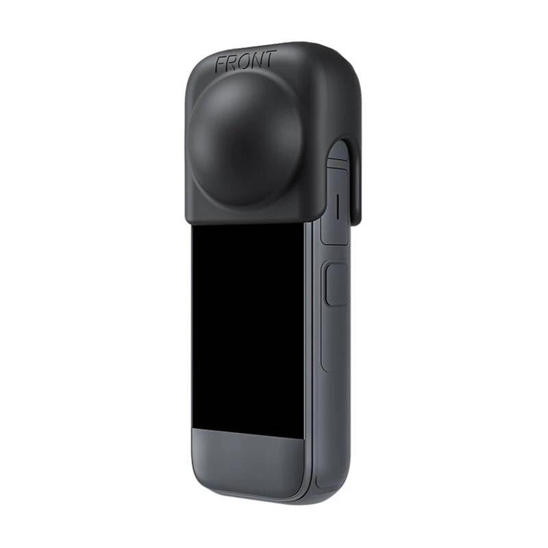TELESIN Proteção de silicone para objetiva Insta360 X4 - preto