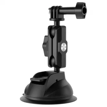 Suporte universal com ventosa TELESIN com suporte para telemóvel e suporte para action camera TE-SUC-012