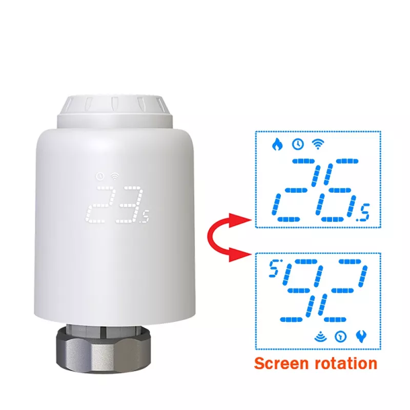 Tellur Válvula termostática de radiador Smart WiFi RVSH1 LED branco