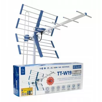 TELMOR TT W19 SILVER COMBO Antena DVB-T2 protegida 5G