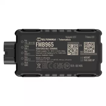 Rastreador GPS/GSM para automóvel Teltonika FMB9653E8T01 com bateria de 1200mAh