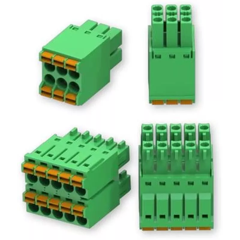Teltonika PR5MEC15 Conjunto de conectores, 2x5 pinos, 2x3 pinos, 300V