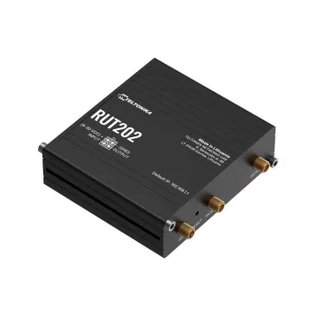 Teltonika RUT202 - Router wireless 4G LTE, Wi-Fi 4, 2x Ethernet, calha DIN