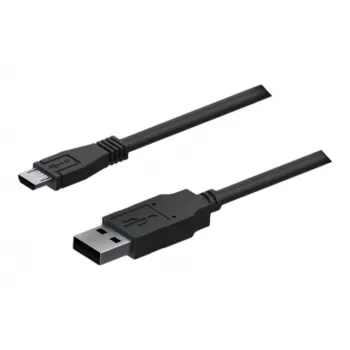 Teltonika Cabo USB 2.0, ficha USB-A para ficha Micro-USB (preto, 0,8 m)