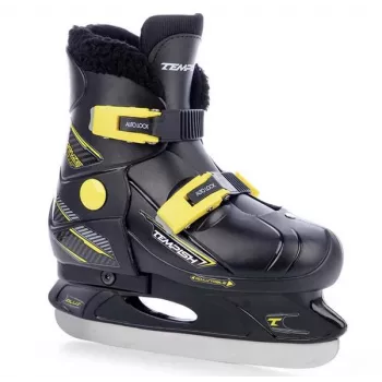 Patins de hóquei no gelo ajustáveis para criança Tempish FUR EXPANZE PLUS, EU 29-32, preto/cinzento