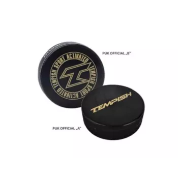 Puck de hóquei no gelo oficial Tempish PUCK – borracha vulcanizada, padrão IIHF/NHL