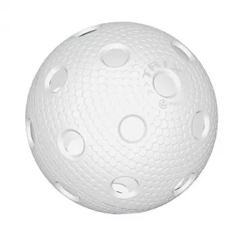 Bola de floorball Tempish TRIX branca - bola de jogo e treino aprovada pela IFF, 72 mm, 23 g