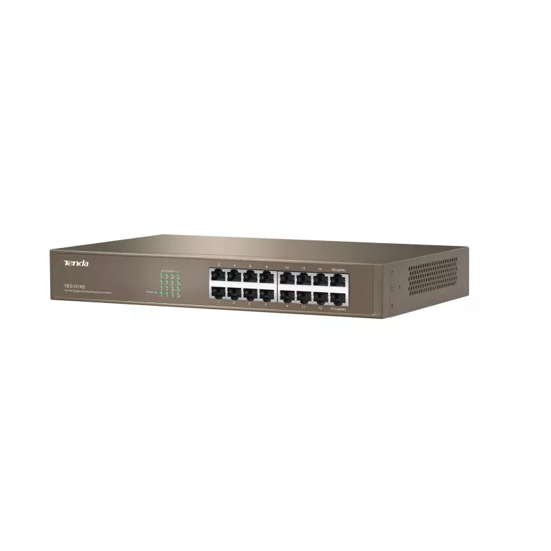 Tenda Switch Gigabit Ethernet 16 Portas Não Gerido Azul