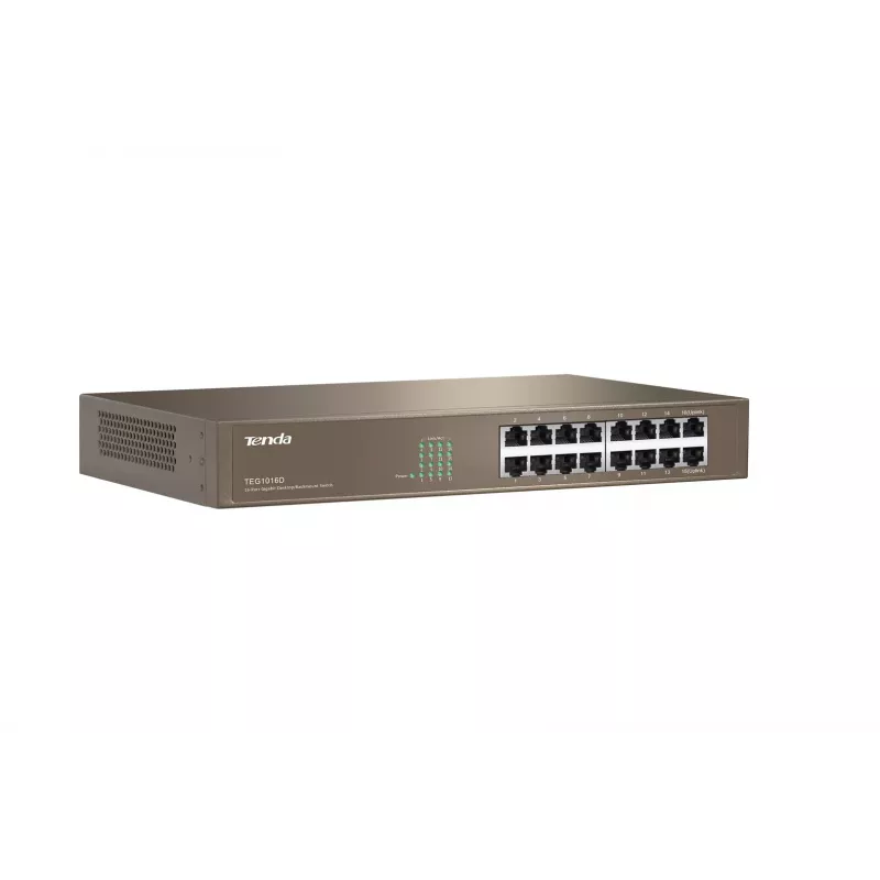 Tenda Switch Gigabit Ethernet 16 Portas Não Gerido Azul