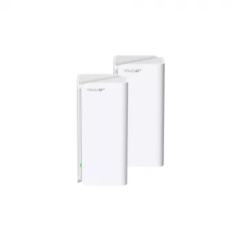 Tenda MX21 Pro (pack de 2) Sistema Mesh Tri-Band Wi-Fi 6E AXE5400, Branco, 3 antenas internas