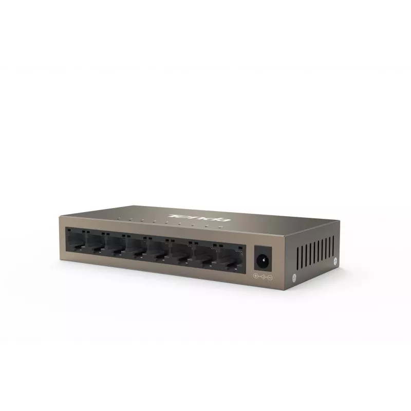 Switch Ethernet Tenda TEG1008M de 8 portas Gigabit | 16Gbps metal desktop