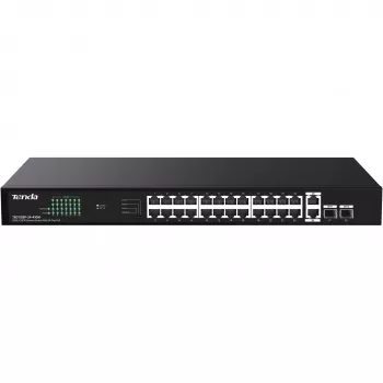 Switch PoE+ não gerido Tenda TEG1128P-24-410W 26x1GbE 2xSFP 410W