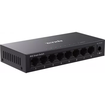 Switch Tenda TEG2208D Web Smart L2 Cloud Managed, 8x 10/100/1000 Mbps, metal, sem ventoinha