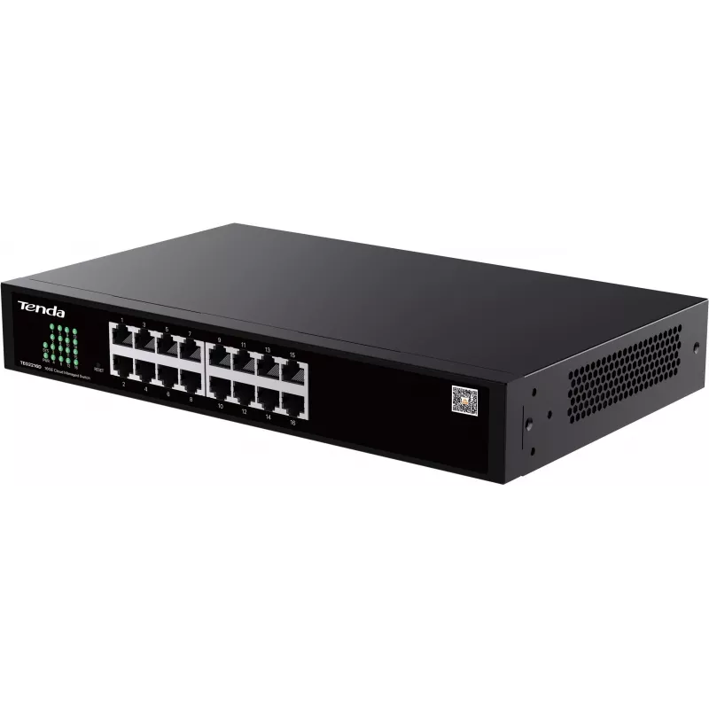 Switch Tenda TEG2216D 16 portas Gigabit Ethernet gerido na cloud