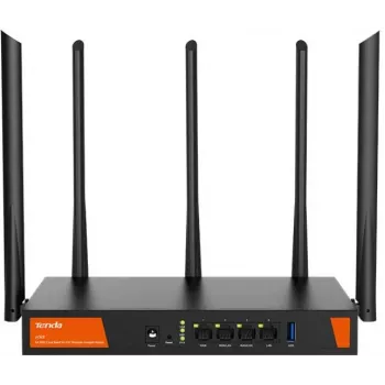 Tenda W30E AX3000 Router wireless Gigabit Ethernet dual-band (2,4 GHz / 5 GHz) preto