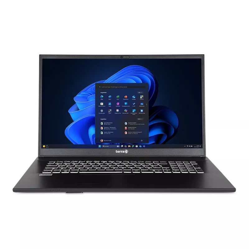 Portátil TERRA MOBILE 1716R 1220892, 17,3 polegadas Full HD, Intel Core i5-1335U, 16GB DDR5, 500GB SSD, Windows 11 Pro, teclado alemão QWERTZ