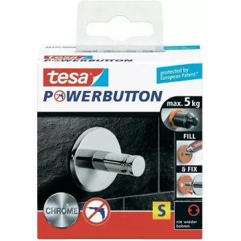 Tesa 59320 gancho adesivo, branco, carga máx. 0,5 kg, autoadesivo, removível sem deixar resíduos