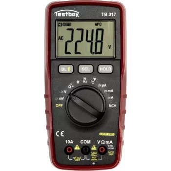 Testboy TB317 Multímetro digital CAT IV 1000 V True RMS 6000 Counts 61413000