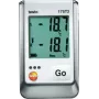 Registador de dados de temperatura TESTO 175 T2, 2 canais NTC, 1 milhão de valores de medição, -35 a +55 °C interno, -40 a +120 °C externo, IP65, interface USB, ecrã LCD 0572 1752