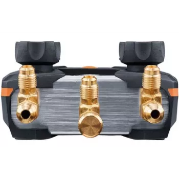Testo 550s Smart Set conjunto de distribuidor digital com Bluetooth e sensores de pinça 0564 5502