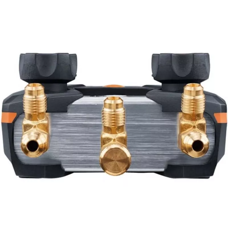 Testo 550s Smart Set conjunto de distribuidor digital com Bluetooth e sensores de pinça 0564 5502