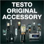 TESTO Fita adesiva IR para superfícies lisas, até +250 °C, emissividade 0,95, 10 m de comprimento, 25 mm de largura (0554 0051)