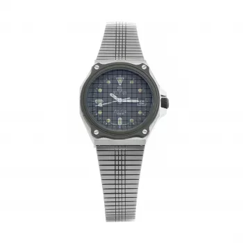 TETRA Women 105 relógio mecânico de corda manual 25mm aço inoxidável preto Shell Cordovan
