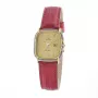 TETRA Relógio de pulso mecânico de corda manual de mulher 125-CC-L 27mm mostrador azul-claro bracelete cinzento em Shell Cordovan