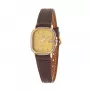 Relógio de corda de mulher TETRA 124-C-GRNT 23 mm aço inoxidável cinzento camurça