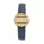 TETRA Relógio mulher 111-BL mostrador azul bracelete de pele azul 27mm
