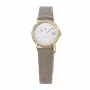 Relógio de mulher TETRA 114-R 23 mm prateado aço inoxidável quartzo analógico