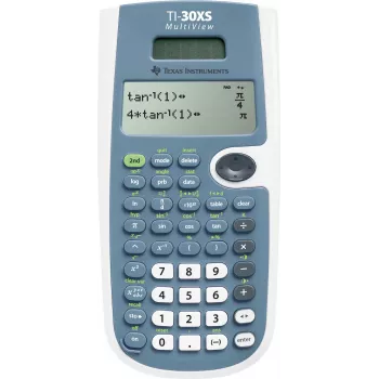 Calculadora científica Texas Instruments TI-30 X II Solar azul com estojo deslizante de proteção