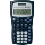Calculadora científica Texas Instruments TI-30X IIS, ecrã de 2 linhas, alimentação solar e a pilha, Preto