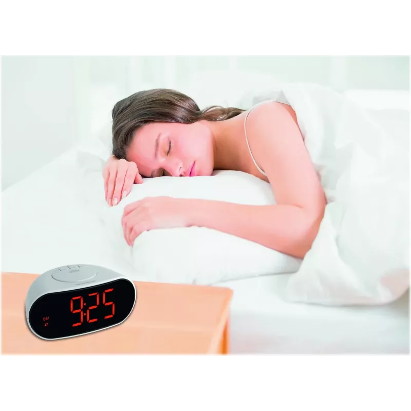 TFA 60.2505 Relógio radiocontrolado com indicação de temperatura - Branco