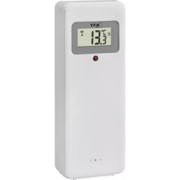 TFA 60.4521.01 Relógio Radiocontrolado XL com Temperatura Interior/Exterior