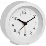 TFA Dostmann 60.1029.02 despertador de quartzo branco