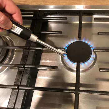 TFA Dostmann isqueiro eletrónico de arco elétrico com pescoço flexível, recarregável, preto 98.1118.01