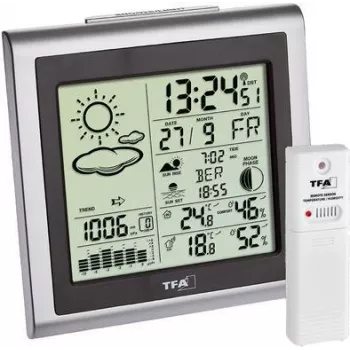 TFA Dostmann LARGO 35.1145.54 Estação meteorológica sem fios com previsão de 12-24 horas