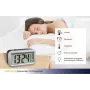 Despertador de rádio TFA Dostmann Lumio Plus preto/prateado