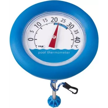 TFA Dostmann Poolwatch termómetro de piscina analógico, 40.2007, termómetro flutuante para piscinas e lagos