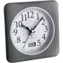 TFA Dostmann Despertador Radiocontrolado com Temperatura, Preto/Prata 60.1502.10