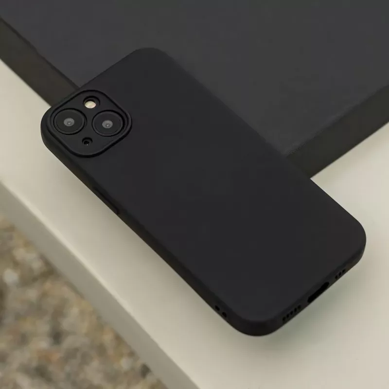 Capa de silicone TFO para Xiaomi Redmi A7 Pro - preto mate, capa traseira resistente a impactos