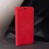 TFO capa inteligente em camurça para Samsung Galaxy A52 4G / A52 5G / A52S 5G vermelho
