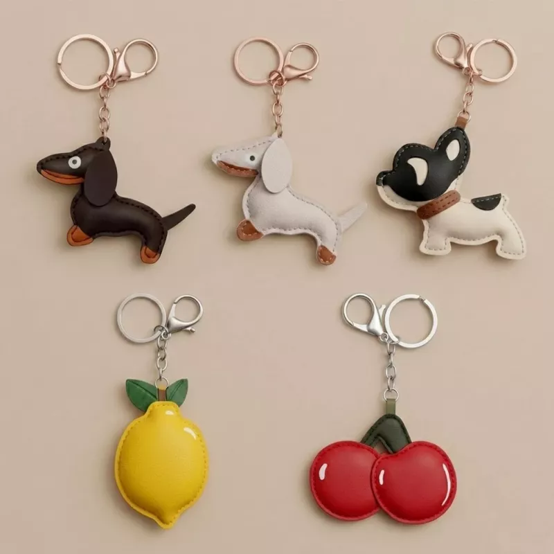 TFO Corrente universal para telemóvel com motivo dachshund, castanho, 150 cm, banda crossbody ajustável com patch de âncora