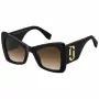 THE MARC JACOBS MARC761S807 Óculos de sol de mulher gatinho Preto acetato Cinzento degradê lente 52 mm